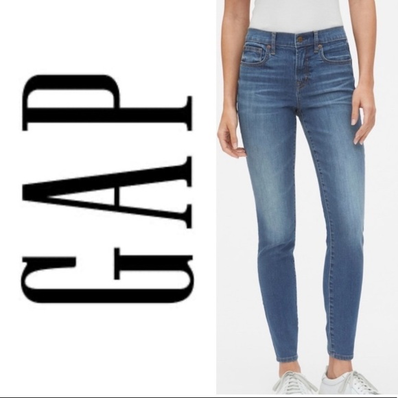 GAP TRUE SKINNY Jeans, Whiskered - Picture 1 of 5